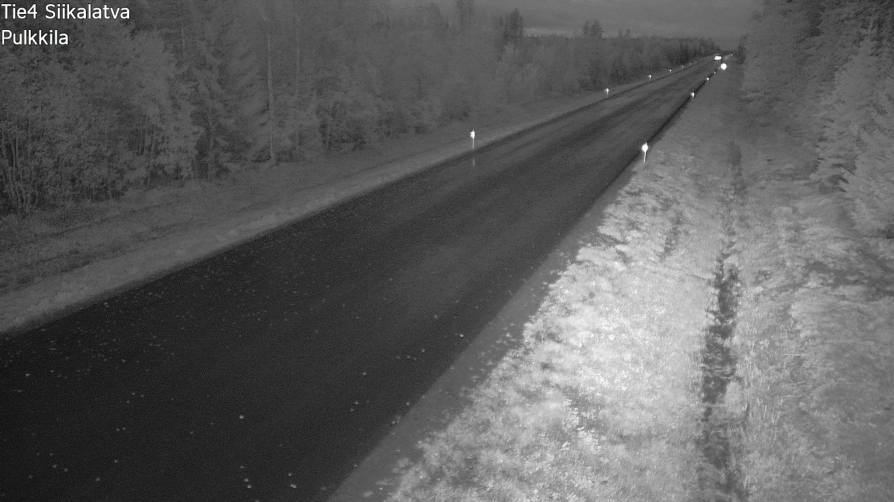 Weather Camera Image Road 4 Siikalatva, Pulkkila, Siikalatva, Pohjois-Pohjanmaa