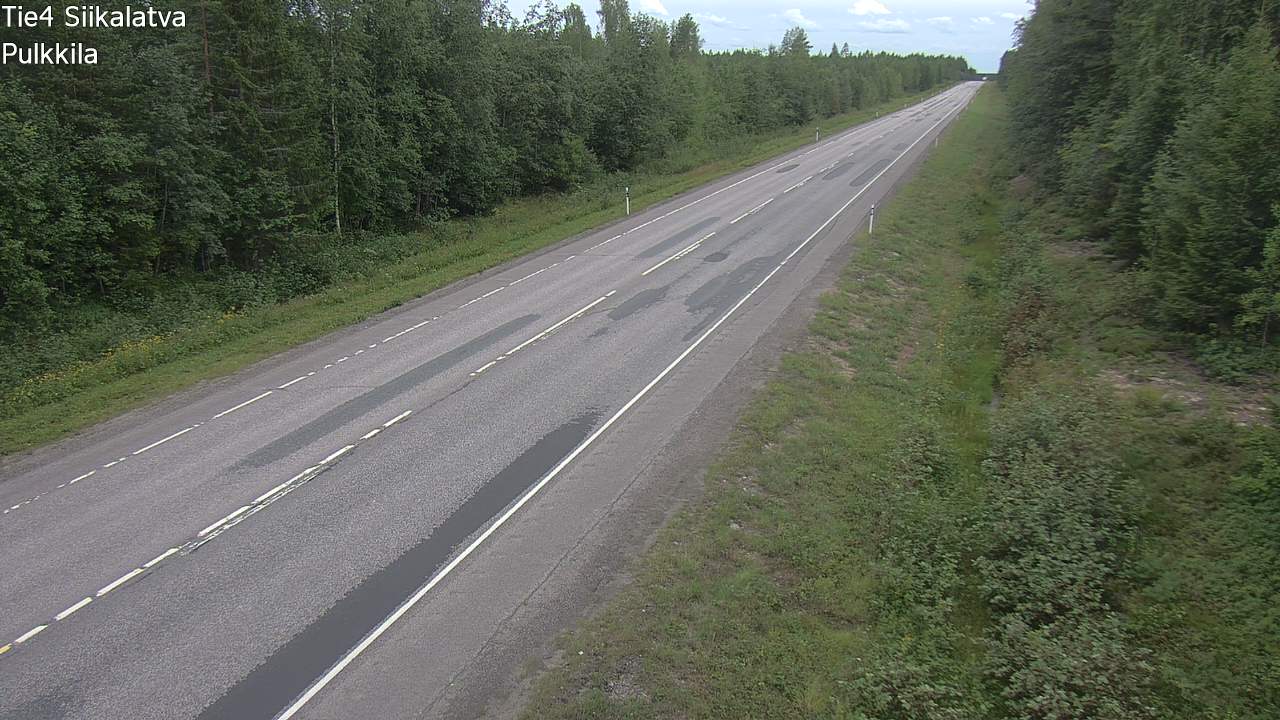 Weather Camera Image Road 4 Siikalatva, Pulkkila, Siikalatva, Pohjois-Pohjanmaa