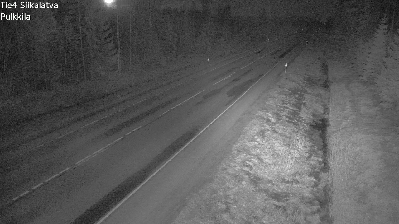 Weather Camera Image Road 4 Siikalatva, Pulkkila, Siikalatva, Pohjois-Pohjanmaa