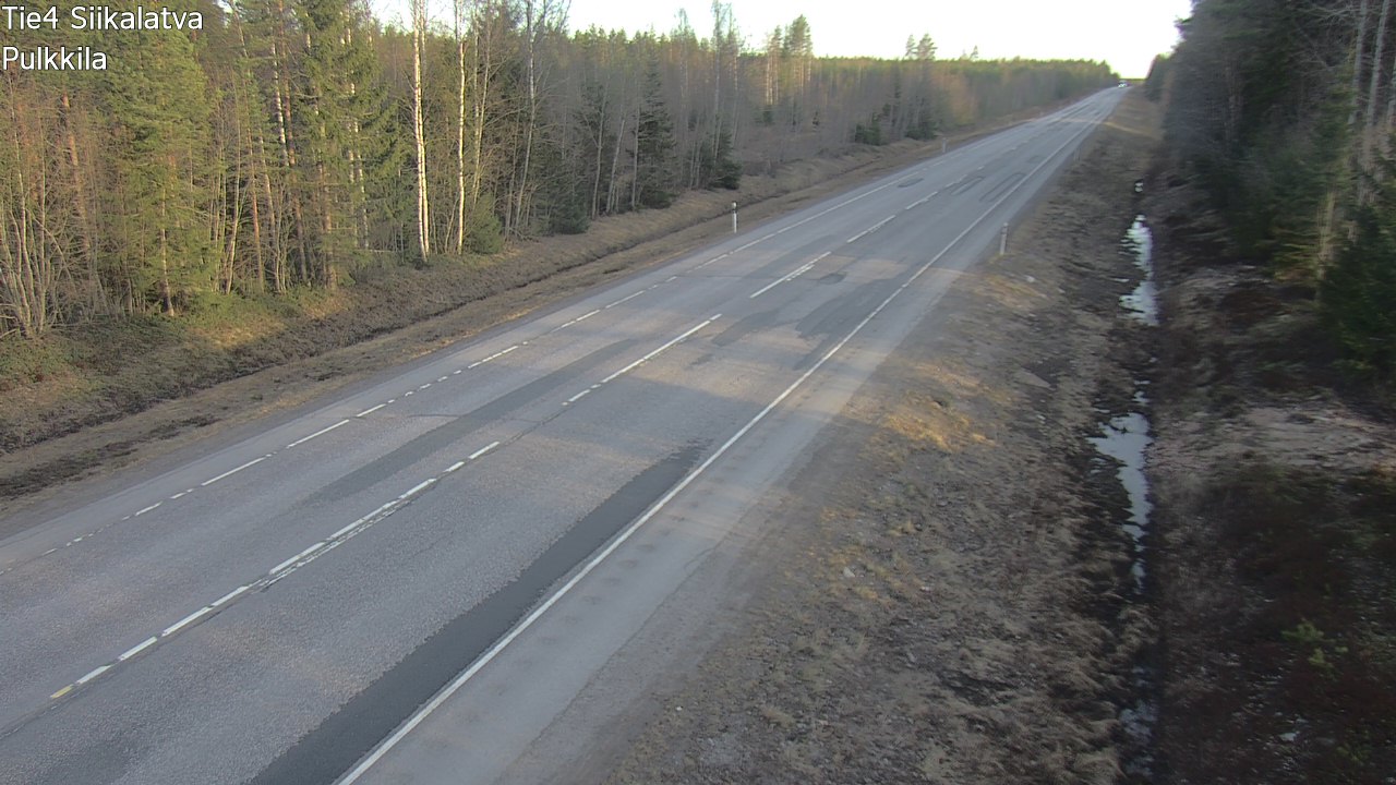Weather Camera Image Road 4 Siikalatva, Pulkkila, Siikalatva, Pohjois-Pohjanmaa