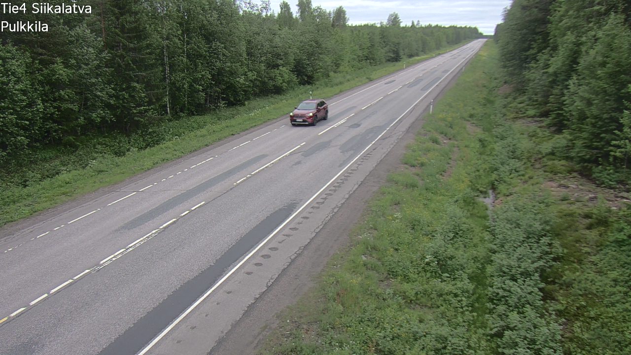 Weather Camera Image Väg 4 Siikalatva, Pulkkila, Siikalatva, Pohjois-Pohjanmaa