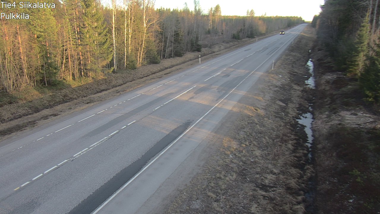 Weather Camera Image Road 4 Siikalatva, Pulkkila, Siikalatva, Pohjois-Pohjanmaa