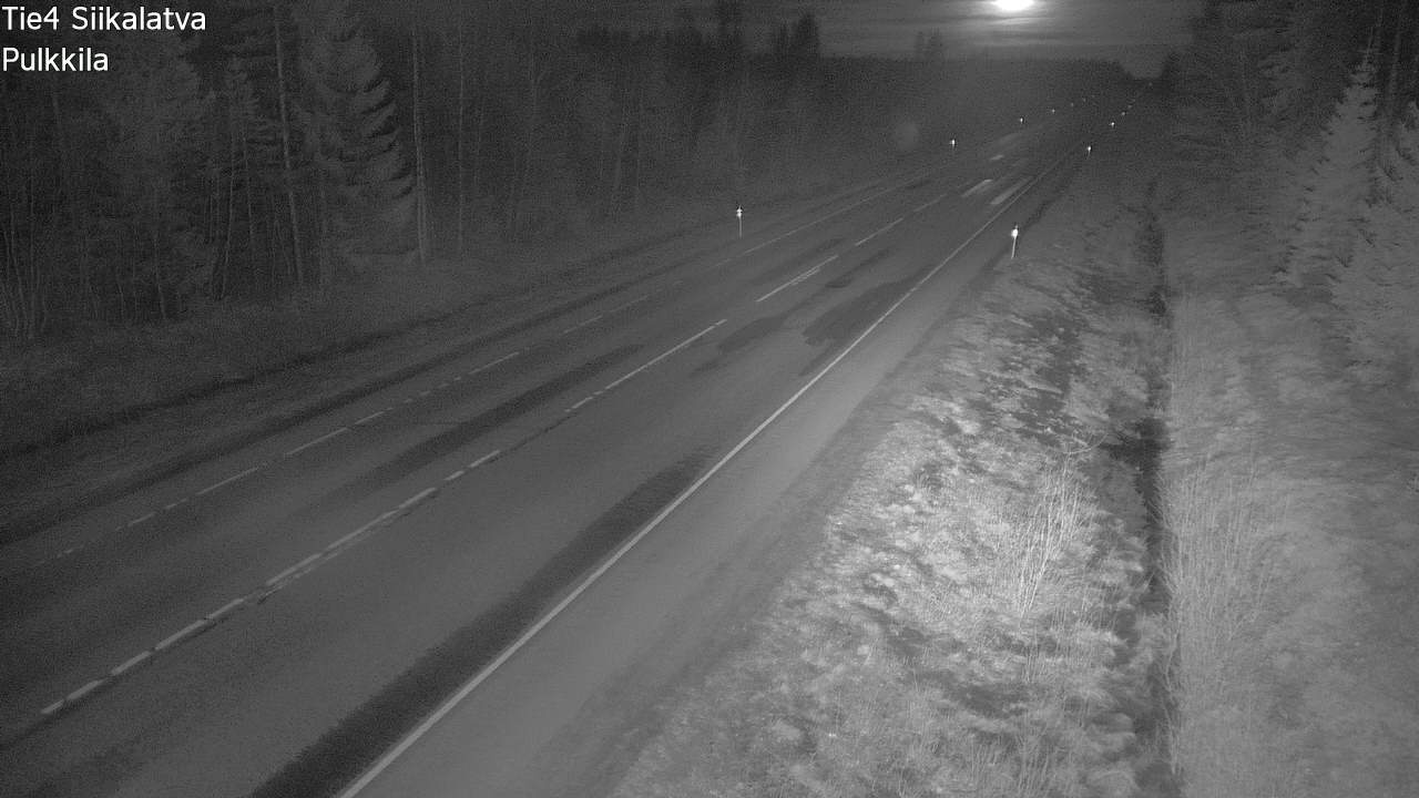Weather Camera Image Road 4 Siikalatva, Pulkkila, Siikalatva, Pohjois-Pohjanmaa
