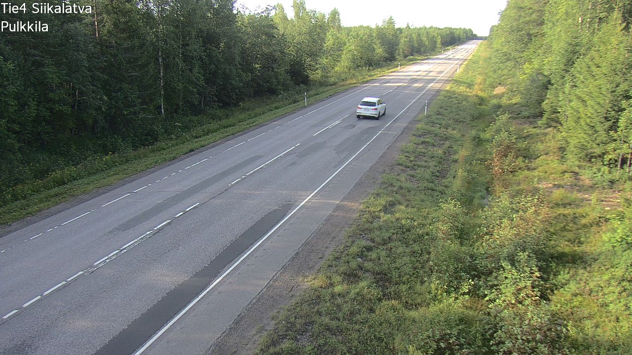 Weather Camera Image Väg 4 Siikalatva, Pulkkila, Siikalatva, Pohjois-Pohjanmaa