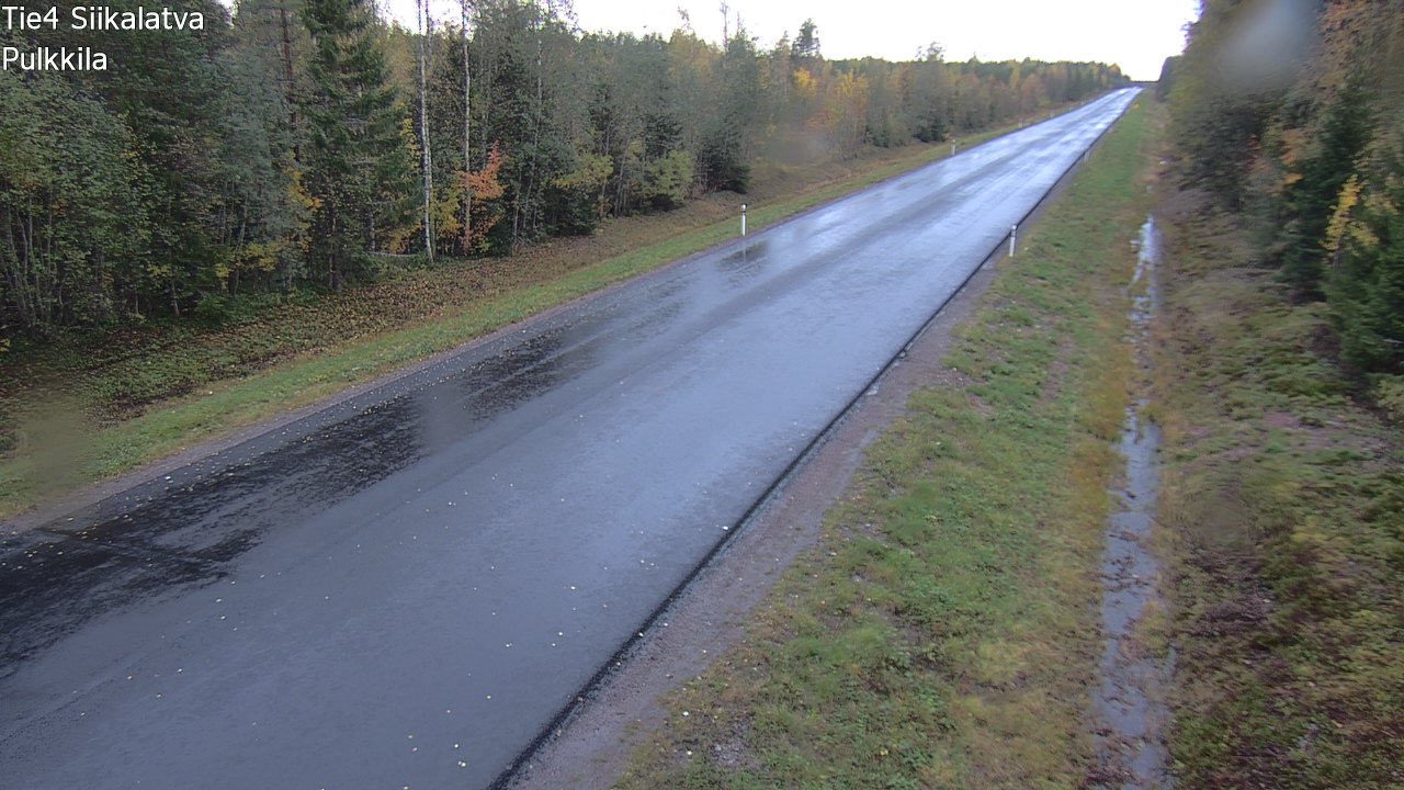 Weather Camera Image Road 4 Siikalatva, Pulkkila, Siikalatva, Pohjois-Pohjanmaa