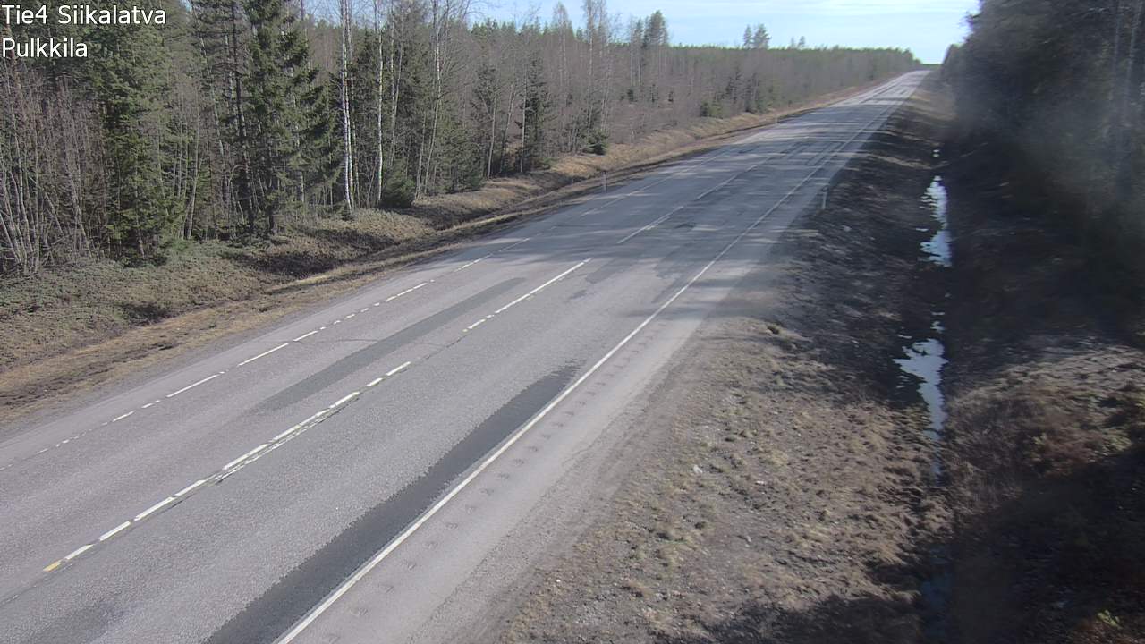 Weather Camera Image Road 4 Siikalatva, Pulkkila, Siikalatva, Pohjois-Pohjanmaa