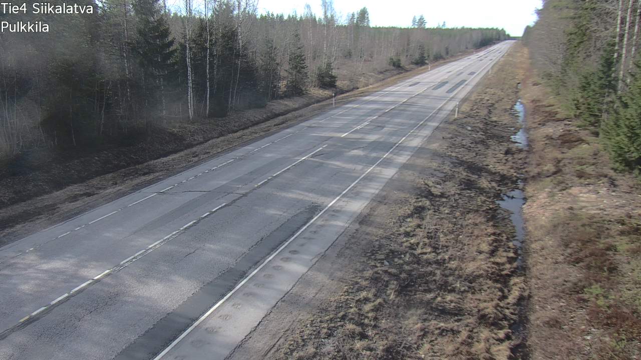 Weather Camera Image Road 4 Siikalatva, Pulkkila, Siikalatva, Pohjois-Pohjanmaa
