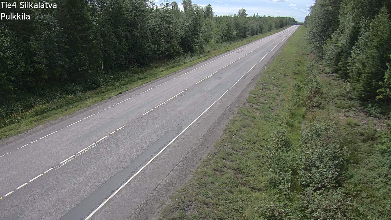 Weather Camera Image Väg 4 Siikalatva, Pulkkila, Siikalatva, Pohjois-Pohjanmaa