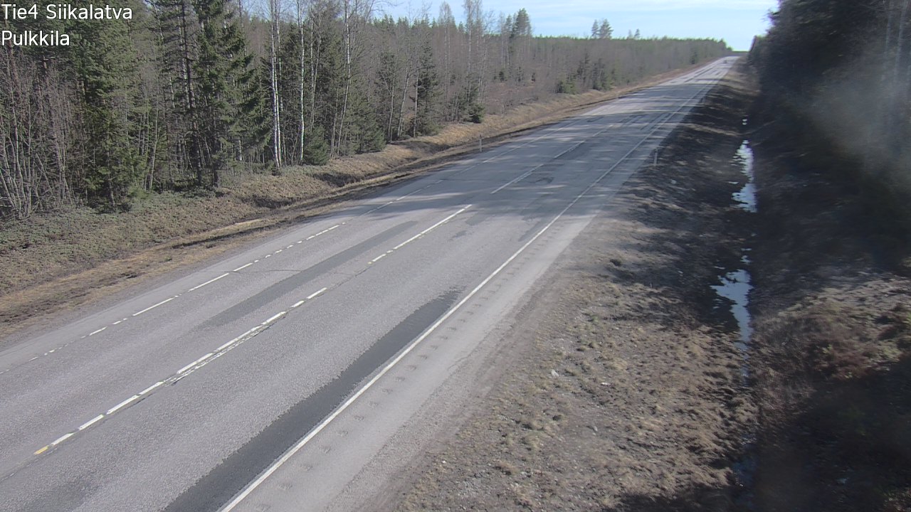 Weather Camera Image Road 4 Siikalatva, Pulkkila, Siikalatva, Pohjois-Pohjanmaa