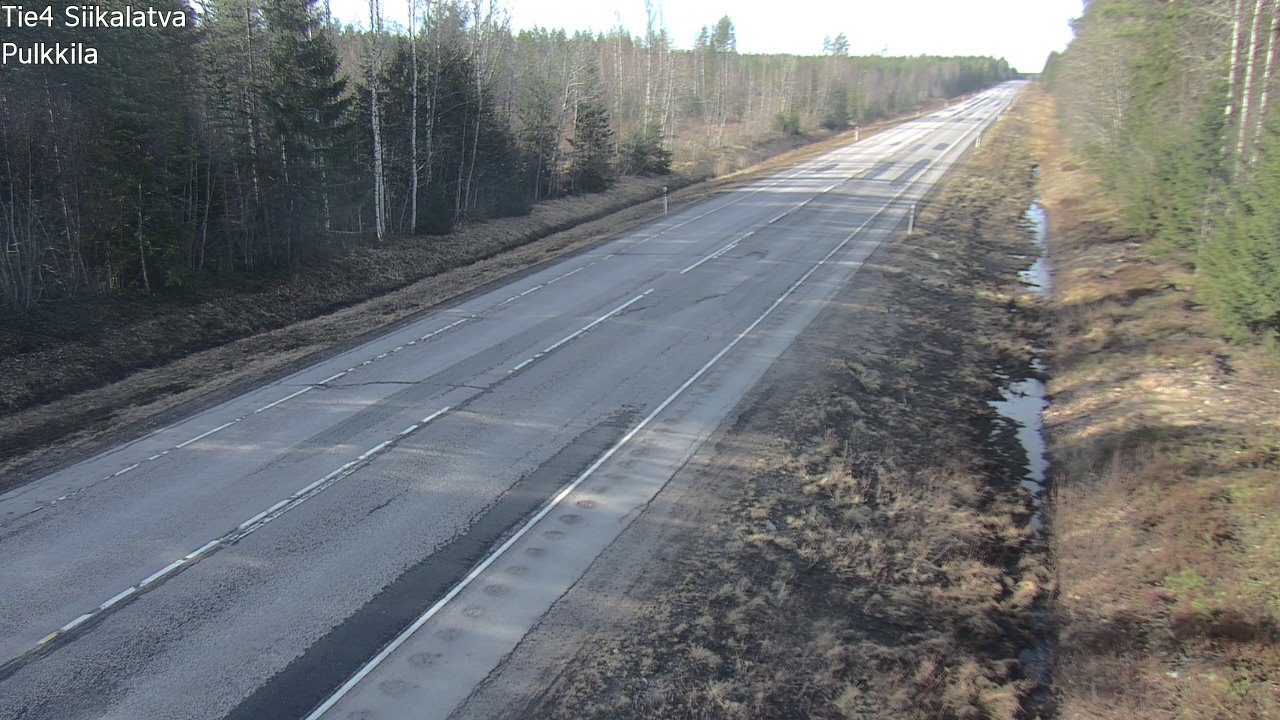 Weather Camera Image Road 4 Siikalatva, Pulkkila, Siikalatva, Pohjois-Pohjanmaa