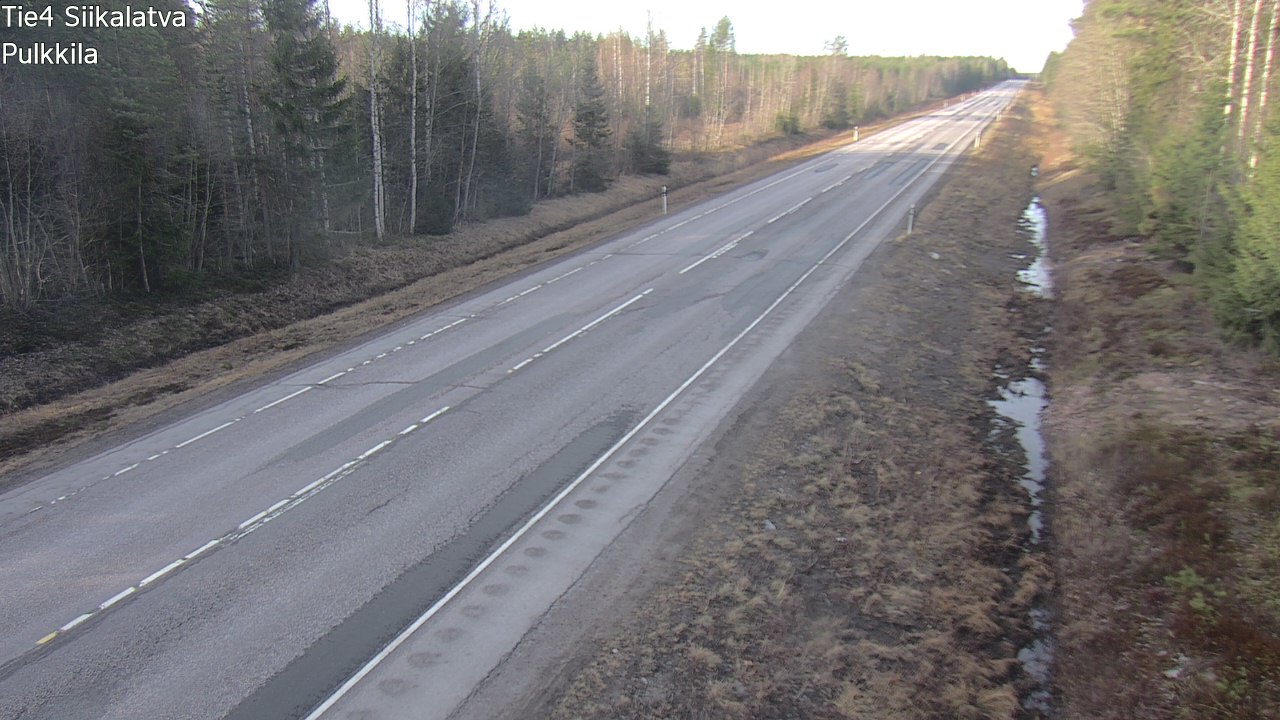 Weather Camera Image Road 4 Siikalatva, Pulkkila, Siikalatva, Pohjois-Pohjanmaa