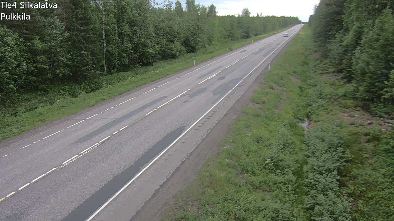 Weather Camera Image Road 4 Siikalatva, Pulkkila, Siikalatva, Pohjois-Pohjanmaa