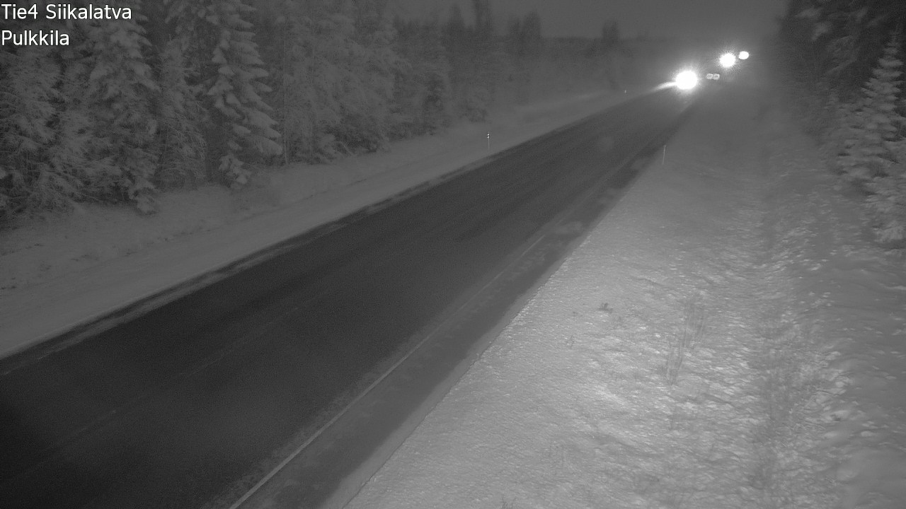 Weather Camera Image Väg 4 Siikalatva, Pulkkila, Siikalatva, Pohjois-Pohjanmaa