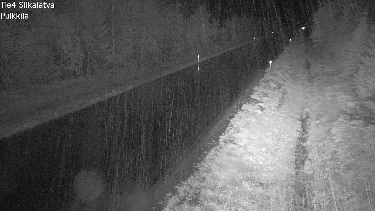 Weather Camera Image Road 4 Siikalatva, Pulkkila, Siikalatva, Pohjois-Pohjanmaa