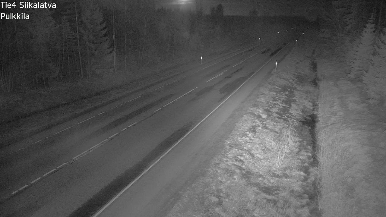 Weather Camera Image Road 4 Siikalatva, Pulkkila, Siikalatva, Pohjois-Pohjanmaa