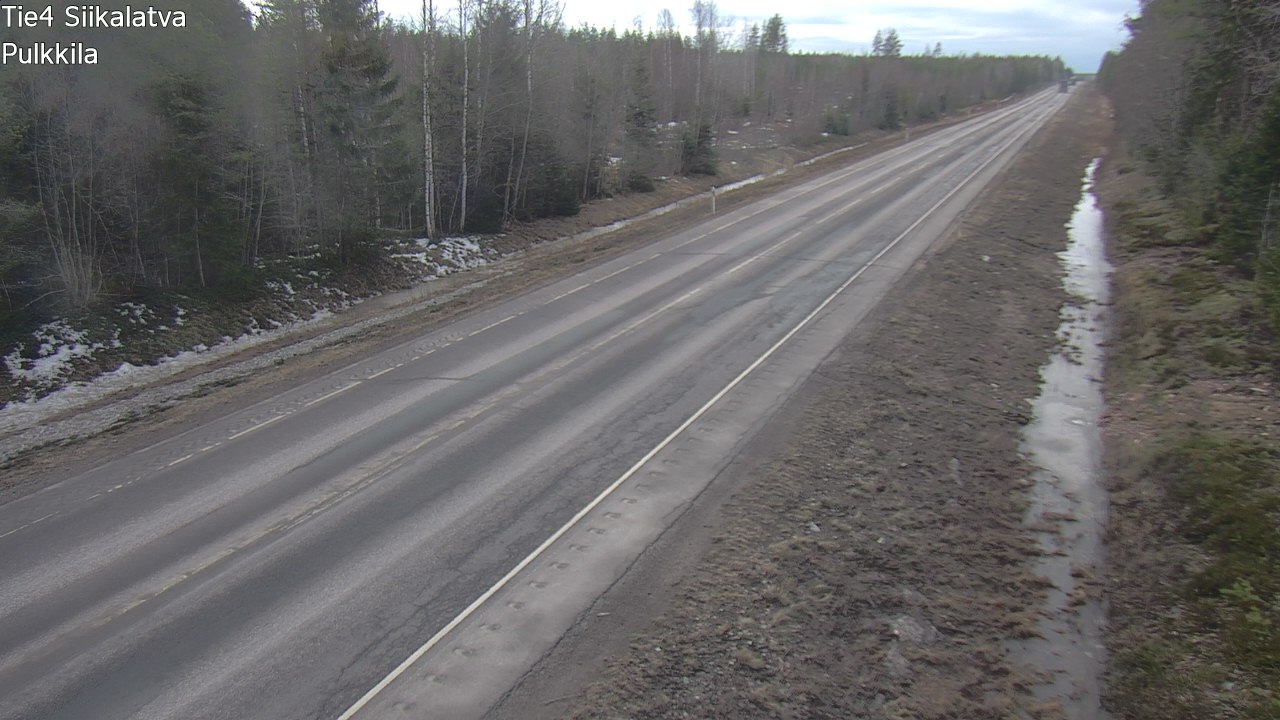 Weather Camera Image Road 4 Siikalatva, Pulkkila, Siikalatva, Pohjois-Pohjanmaa