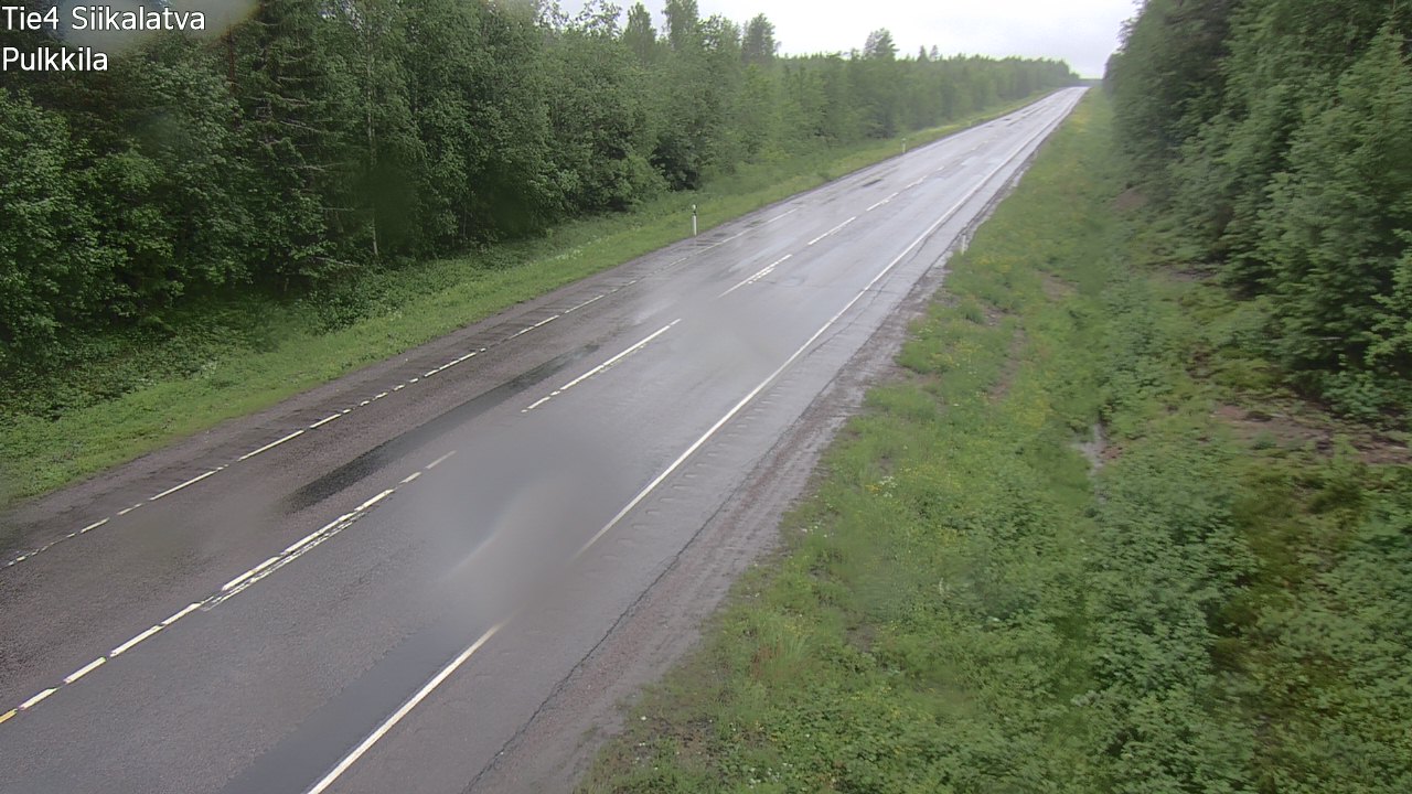 Weather Camera Image Väg 4 Siikalatva, Pulkkila, Siikalatva, Pohjois-Pohjanmaa