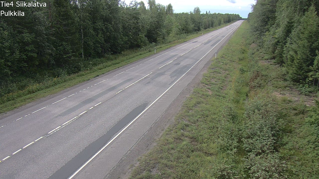 Weather Camera Image Väg 4 Siikalatva, Pulkkila, Siikalatva, Pohjois-Pohjanmaa