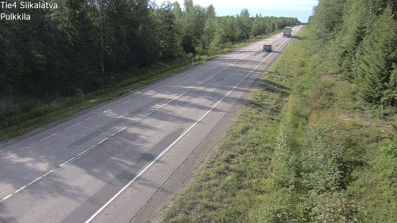 Weather Camera Image Väg 4 Siikalatva, Pulkkila, Siikalatva, Pohjois-Pohjanmaa