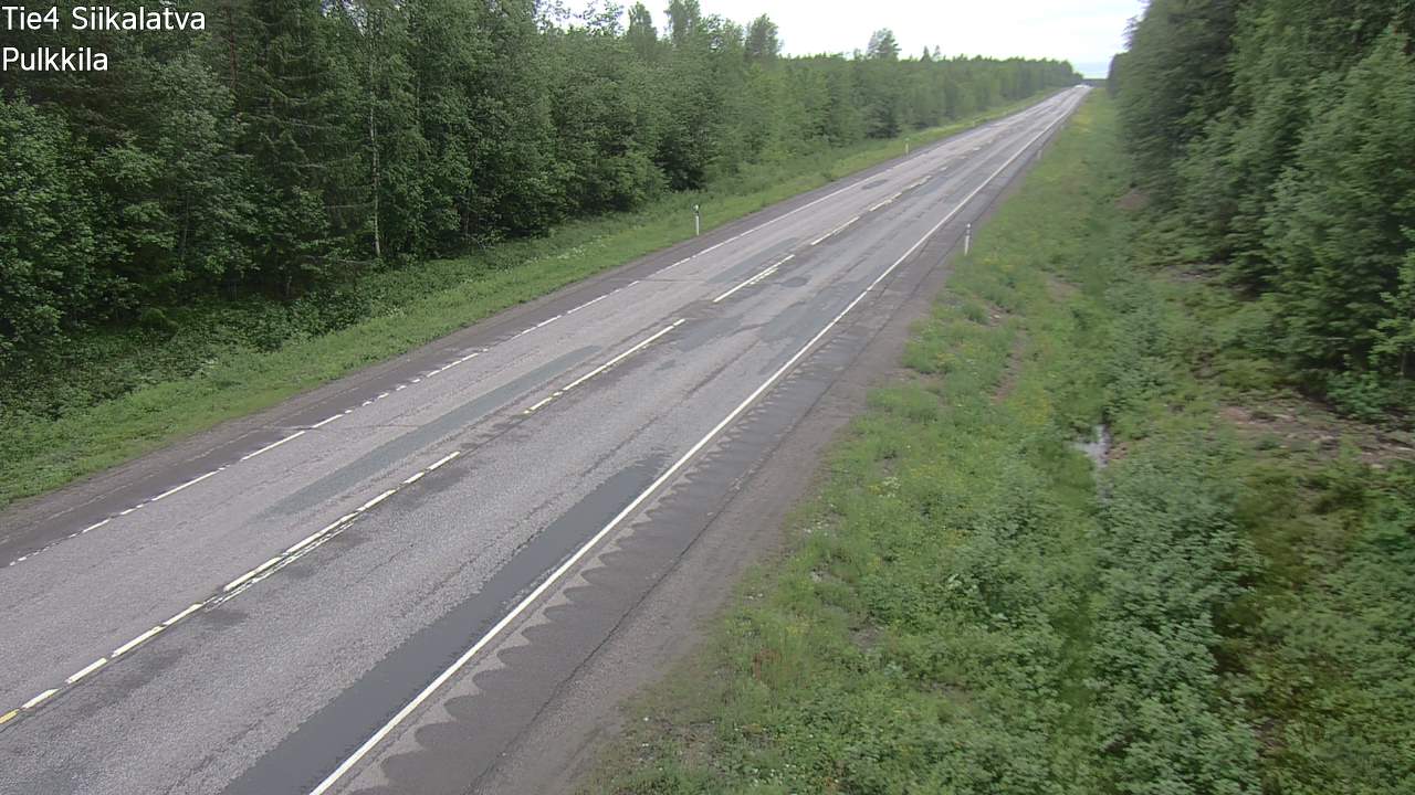 Weather Camera Image Väg 4 Siikalatva, Pulkkila, Siikalatva, Pohjois-Pohjanmaa