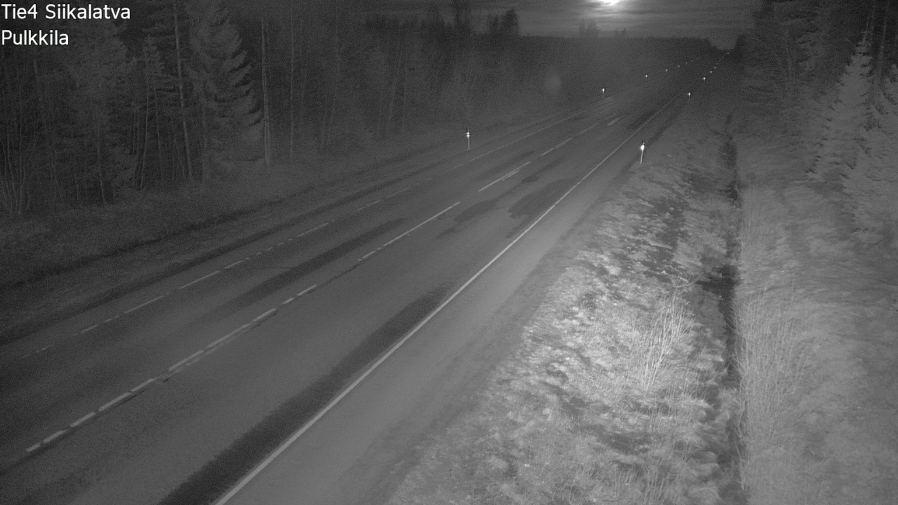 Weather Camera Image Road 4 Siikalatva, Pulkkila, Siikalatva, Pohjois-Pohjanmaa