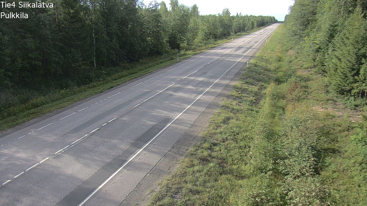 Weather Camera Image Väg 4 Siikalatva, Pulkkila, Siikalatva, Pohjois-Pohjanmaa