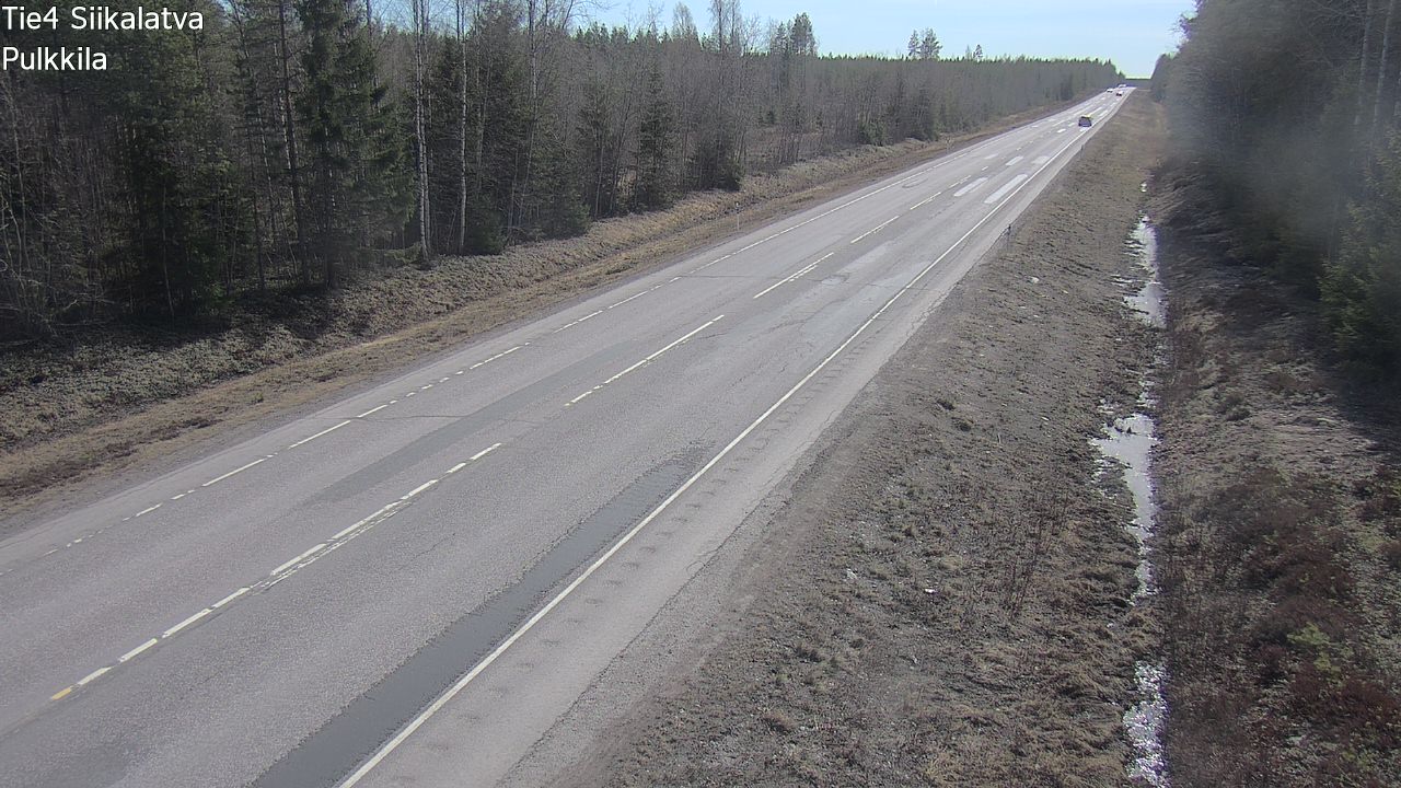 Weather Camera Image Road 4 Siikalatva, Pulkkila, Siikalatva, Pohjois-Pohjanmaa