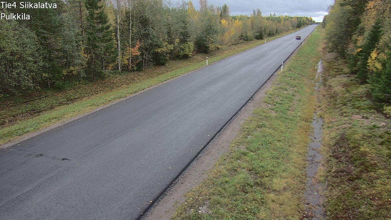 Weather Camera Image Road 4 Siikalatva, Pulkkila, Siikalatva, Pohjois-Pohjanmaa