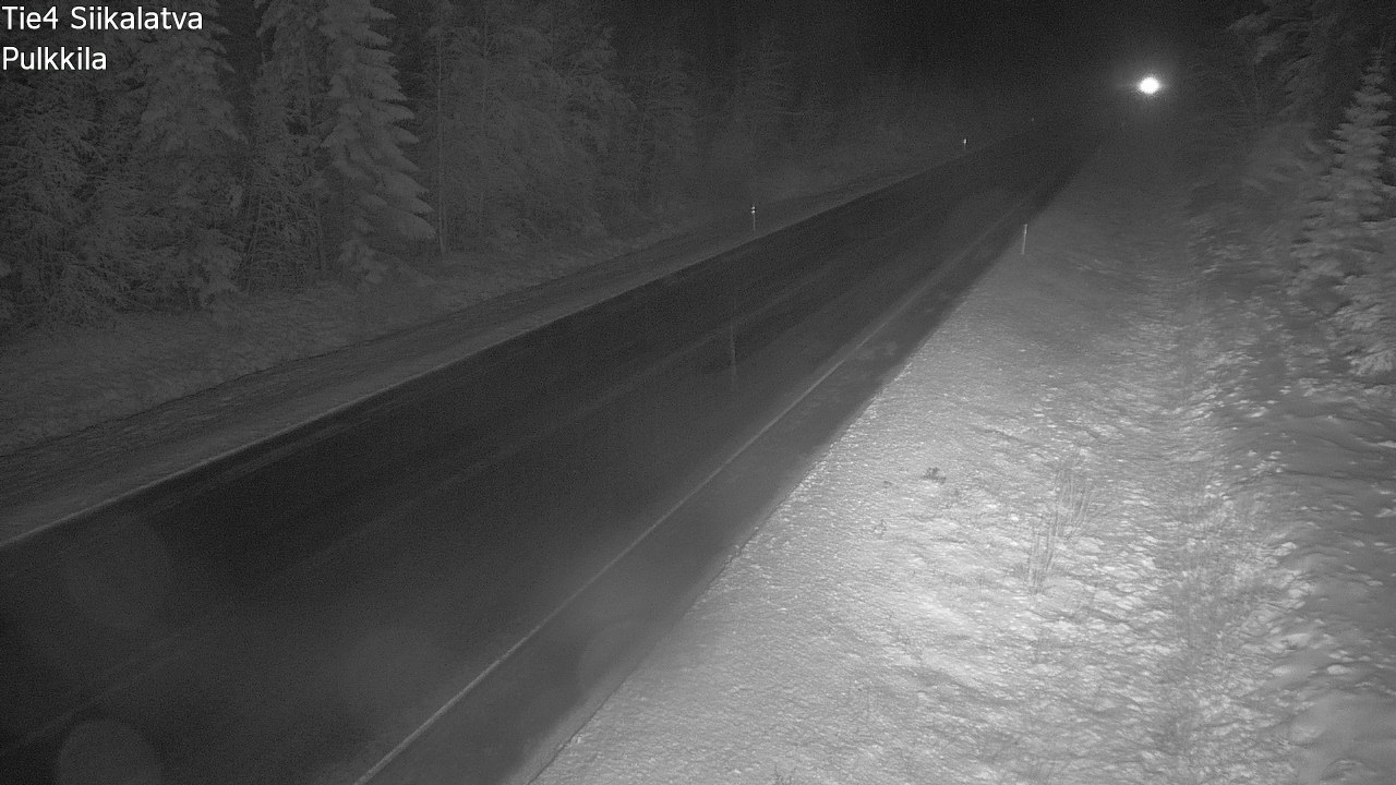 Weather Camera Image Väg 4 Siikalatva, Pulkkila, Siikalatva, Pohjois-Pohjanmaa