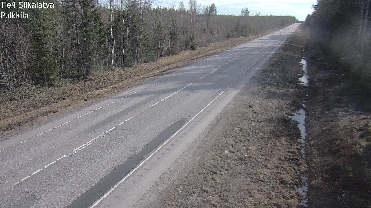 Weather Camera Image Road 4 Siikalatva, Pulkkila, Siikalatva, Pohjois-Pohjanmaa