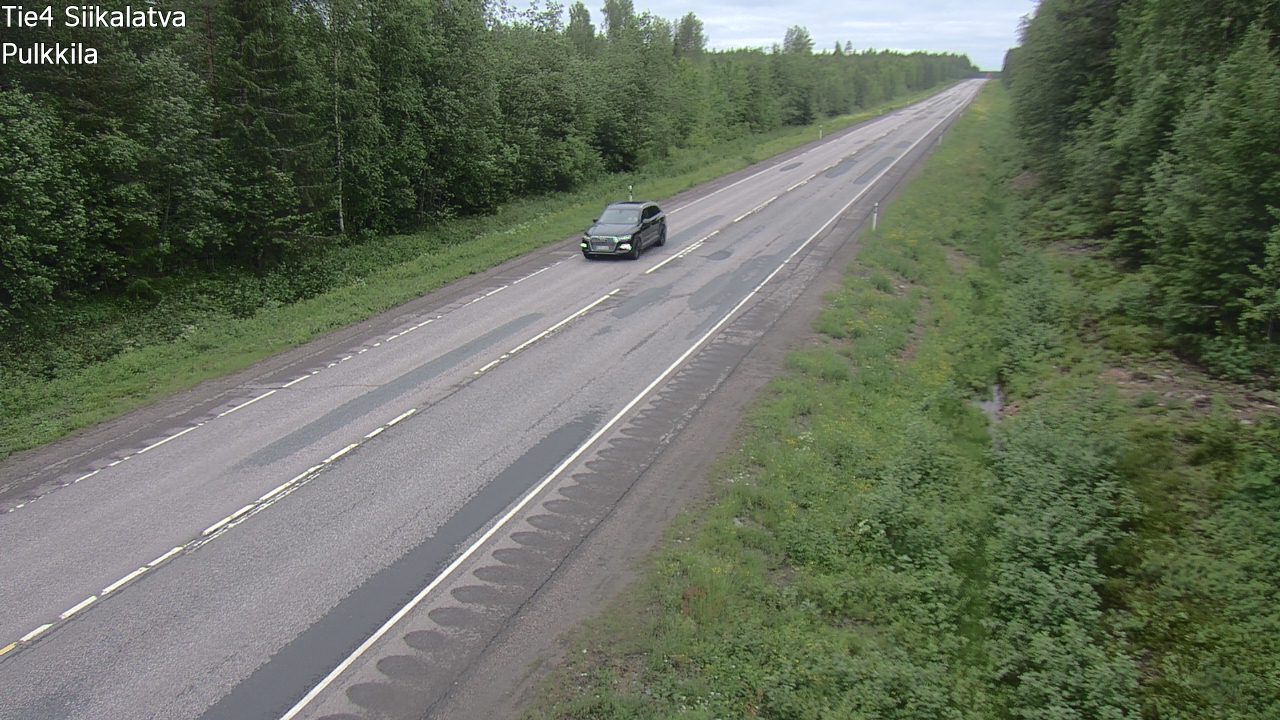 Weather Camera Image Väg 4 Siikalatva, Pulkkila, Siikalatva, Pohjois-Pohjanmaa