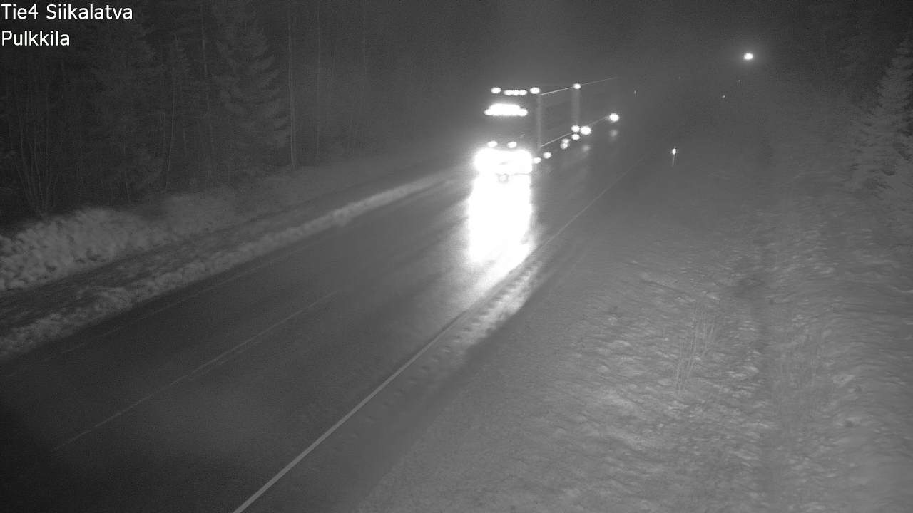 Weather Camera Image Väg 4 Siikalatva, Pulkkila, Siikalatva, Pohjois-Pohjanmaa