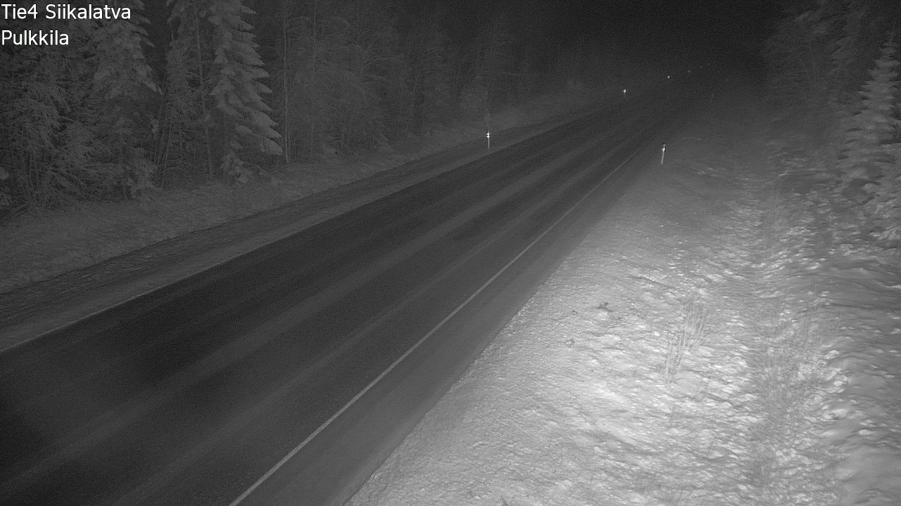 Weather Camera Image Väg 4 Siikalatva, Pulkkila, Siikalatva, Pohjois-Pohjanmaa