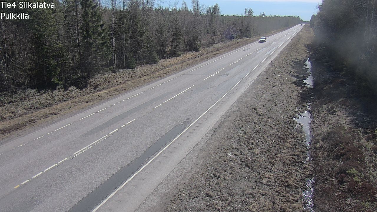 Weather Camera Image Road 4 Siikalatva, Pulkkila, Siikalatva, Pohjois-Pohjanmaa