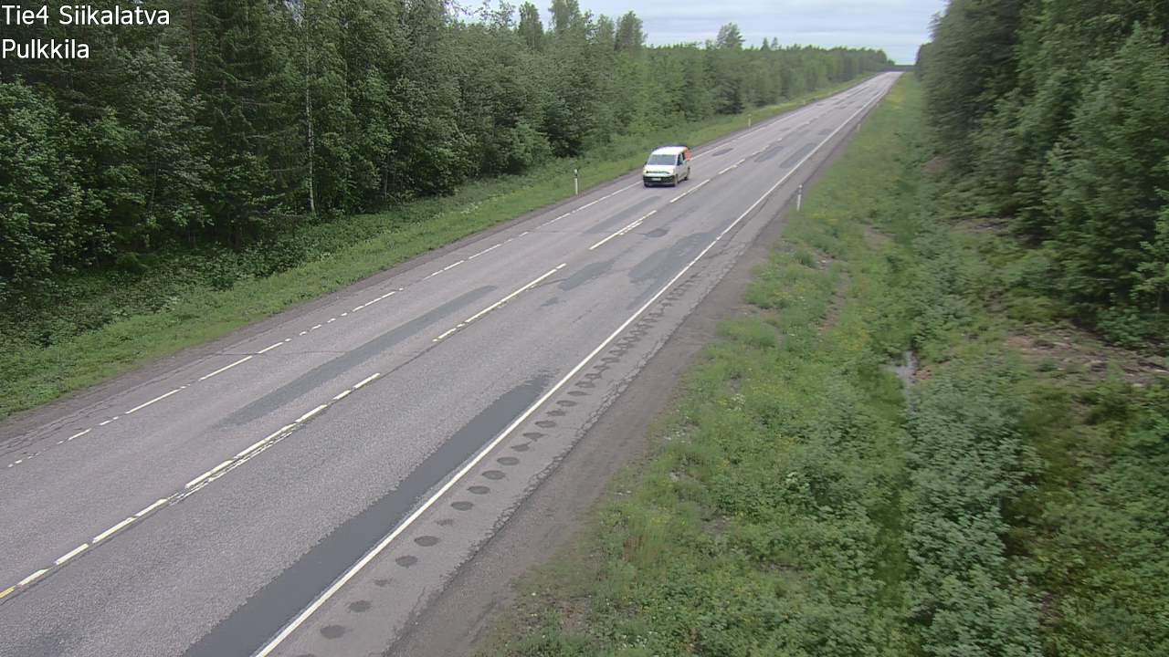 Weather Camera Image Väg 4 Siikalatva, Pulkkila, Siikalatva, Pohjois-Pohjanmaa
