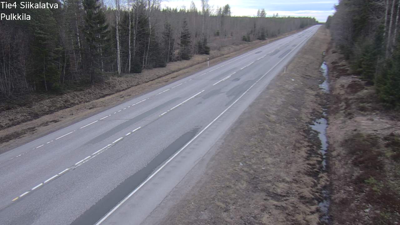 Weather Camera Image Väg 4 Siikalatva, Pulkkila, Siikalatva, Pohjois-Pohjanmaa