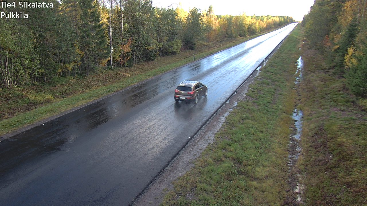 Weather Camera Image Road 4 Siikalatva, Pulkkila, Siikalatva, Pohjois-Pohjanmaa