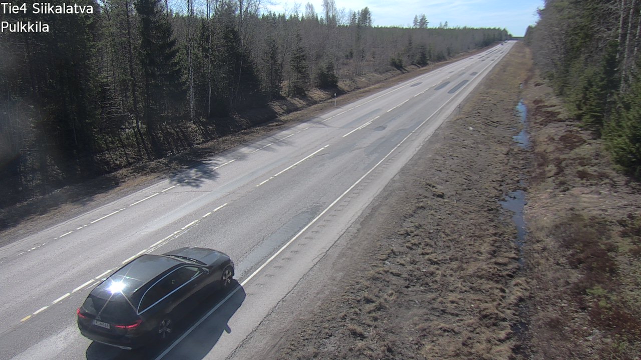 Weather Camera Image Road 4 Siikalatva, Pulkkila, Siikalatva, Pohjois-Pohjanmaa