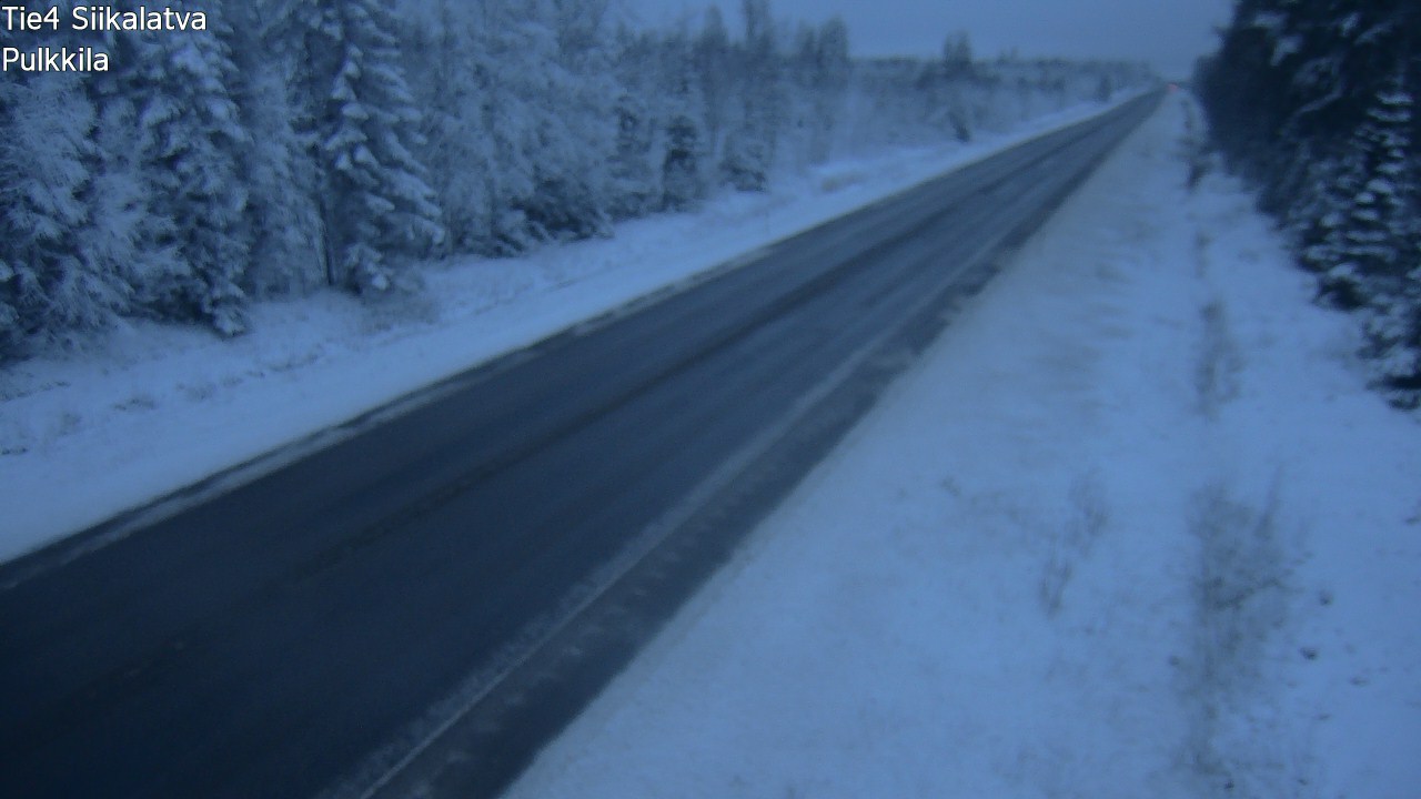 Weather Camera Image Väg 4 Siikalatva, Pulkkila, Siikalatva, Pohjois-Pohjanmaa