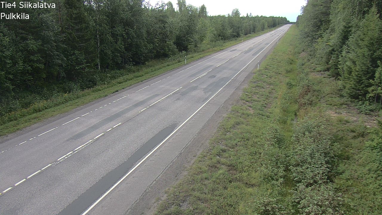 Weather Camera Image Väg 4 Siikalatva, Pulkkila, Siikalatva, Pohjois-Pohjanmaa