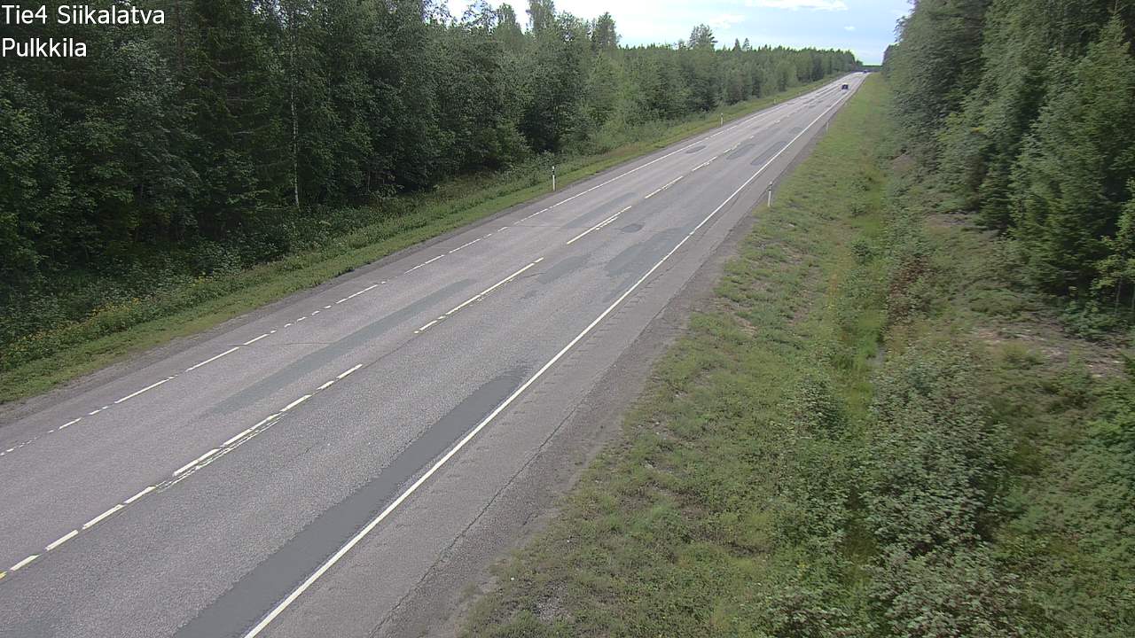 Weather Camera Image Väg 4 Siikalatva, Pulkkila, Siikalatva, Pohjois-Pohjanmaa