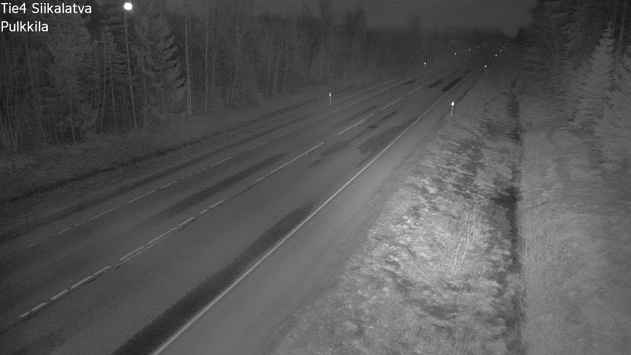 Weather Camera Image Road 4 Siikalatva, Pulkkila, Siikalatva, Pohjois-Pohjanmaa