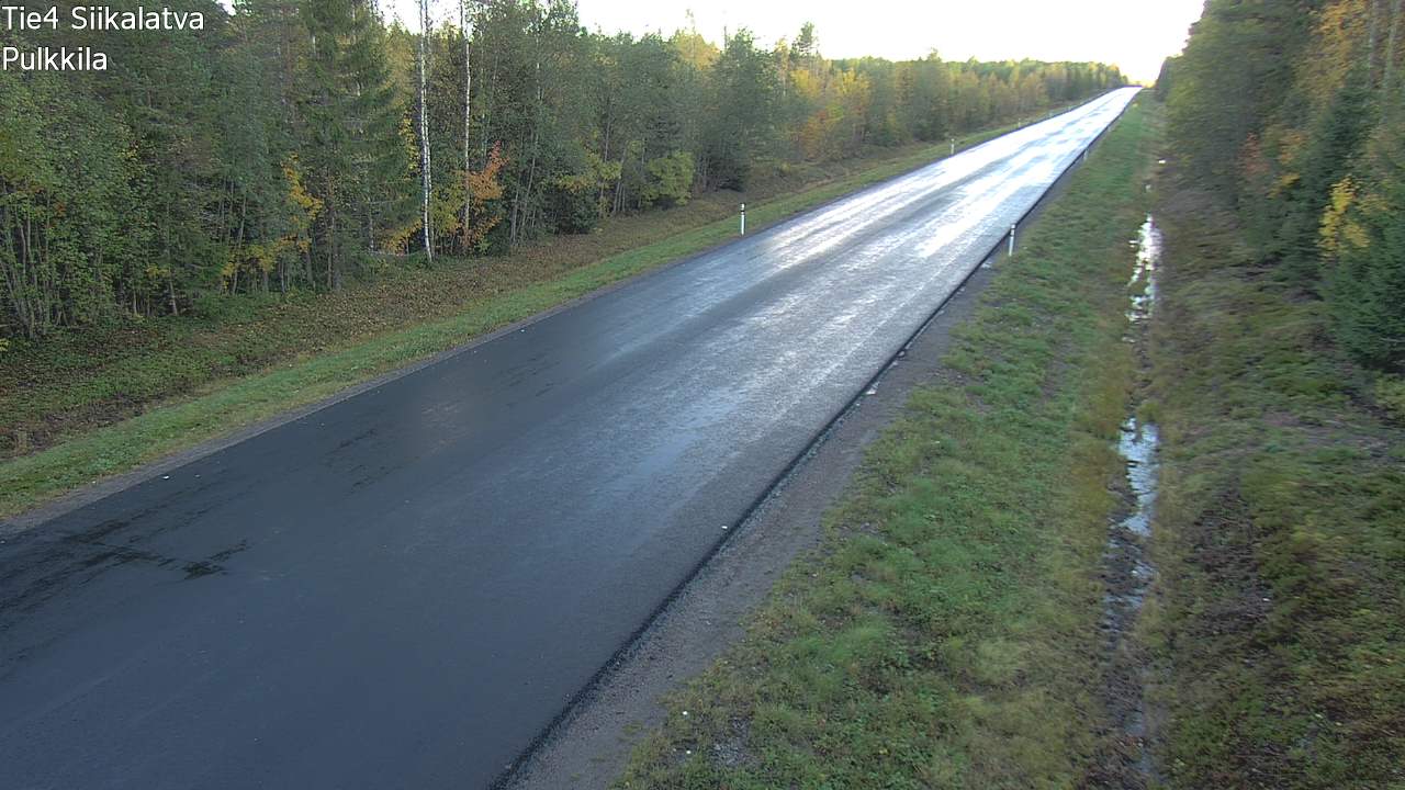 Weather Camera Image Road 4 Siikalatva, Pulkkila, Siikalatva, Pohjois-Pohjanmaa