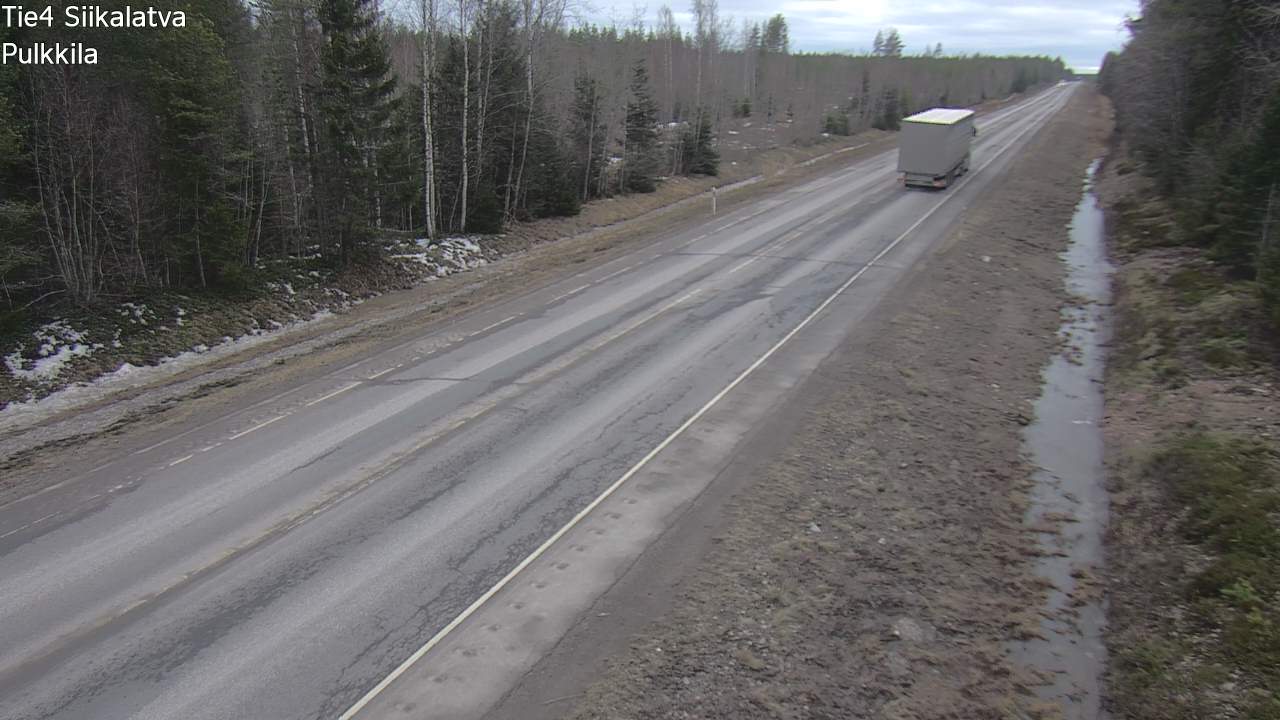 Weather Camera Image Road 4 Siikalatva, Pulkkila, Siikalatva, Pohjois-Pohjanmaa