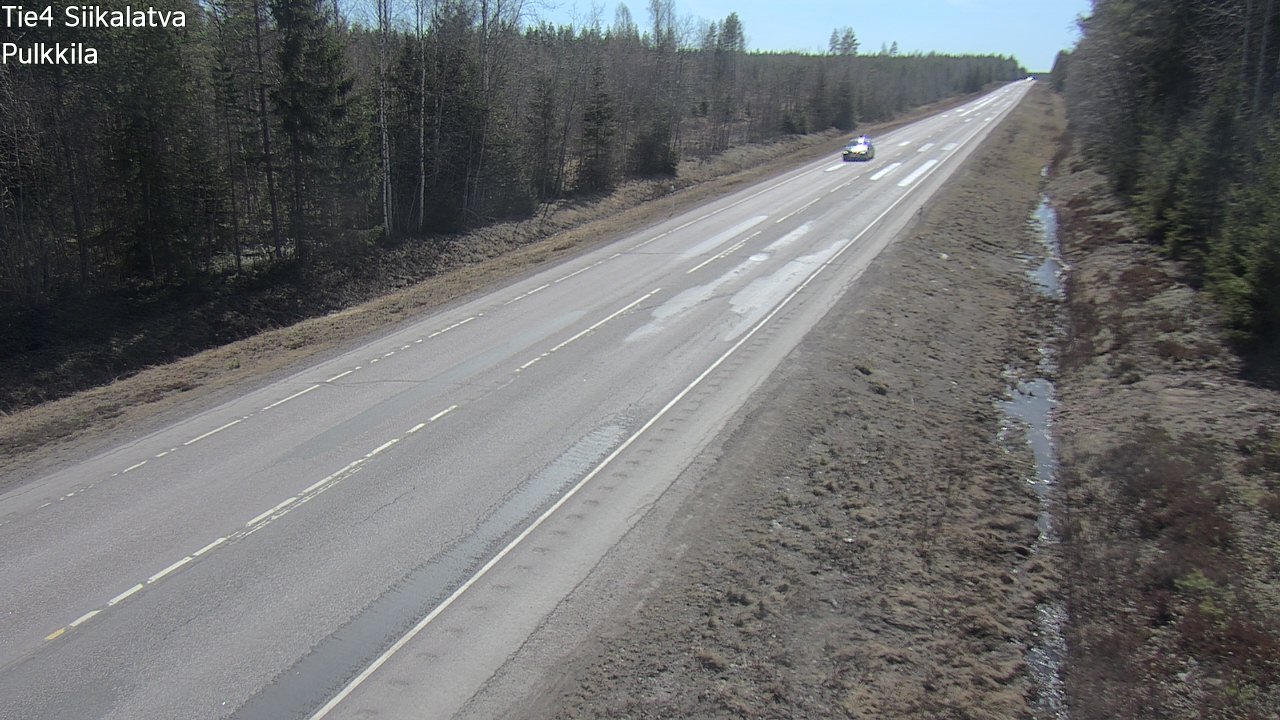 Weather Camera Image Road 4 Siikalatva, Pulkkila, Siikalatva, Pohjois-Pohjanmaa