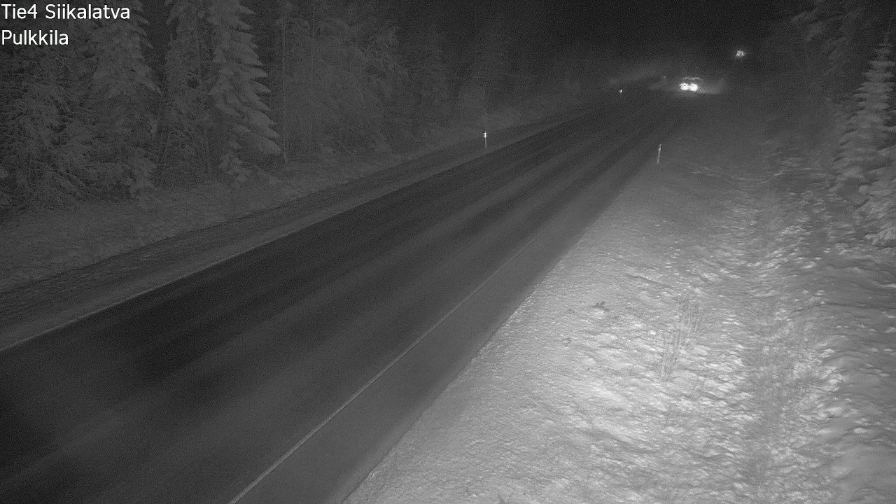 Weather Camera Image Väg 4 Siikalatva, Pulkkila, Siikalatva, Pohjois-Pohjanmaa