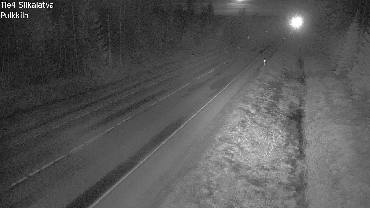 Weather Camera Image Road 4 Siikalatva, Pulkkila, Siikalatva, Pohjois-Pohjanmaa