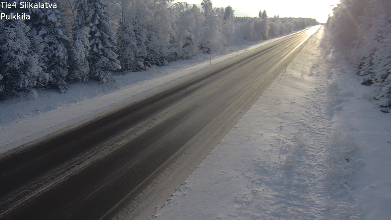 Weather Camera Image Road 4 Siikalatva, Pulkkila, Siikalatva, Pohjois-Pohjanmaa