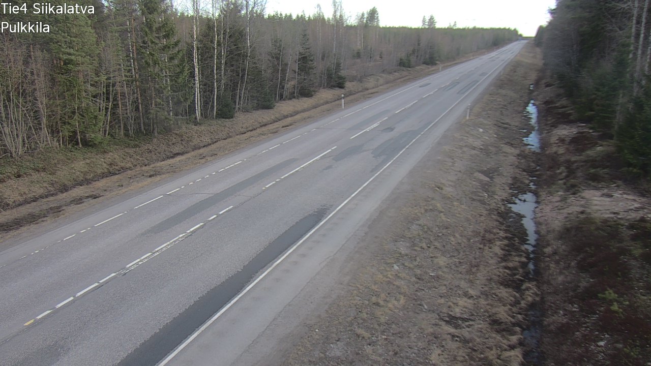 Weather Camera Image Road 4 Siikalatva, Pulkkila, Siikalatva, Pohjois-Pohjanmaa