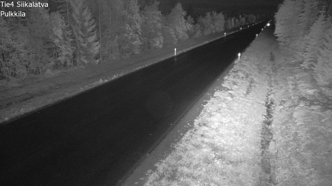 Weather Camera Image Road 4 Siikalatva, Pulkkila, Siikalatva, Pohjois-Pohjanmaa